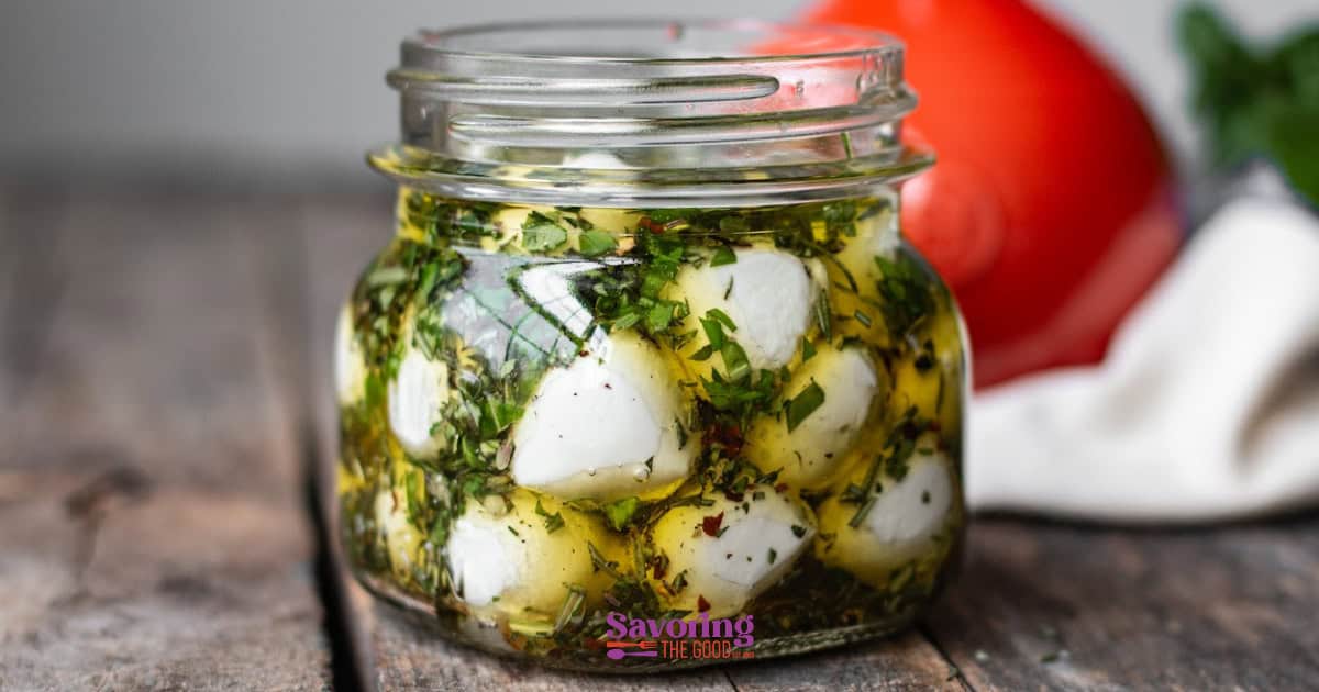 Unlock Flavor: Transform Mozzarella with Herb-Packed Marinade